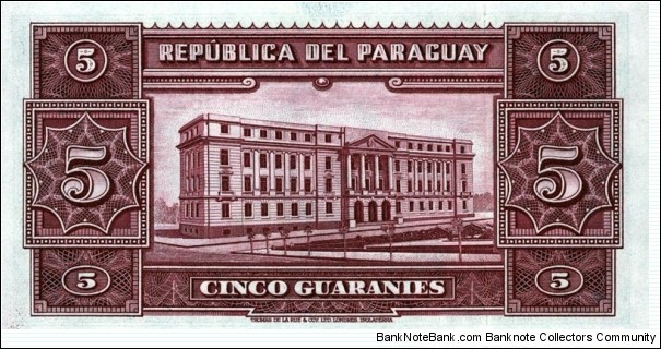 Banknote from Paraguay year 1952