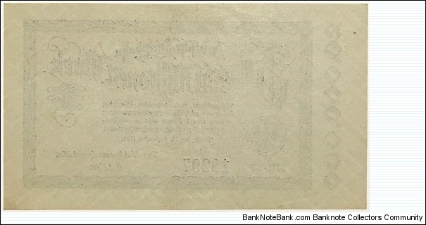 Banknote from Germany year 1923