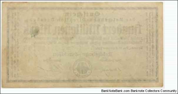 Banknote from Germany year 1923