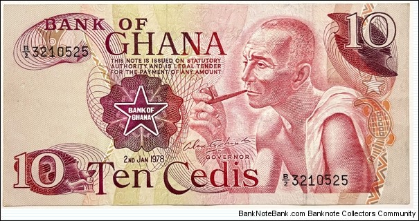 10 Cedis Banknote