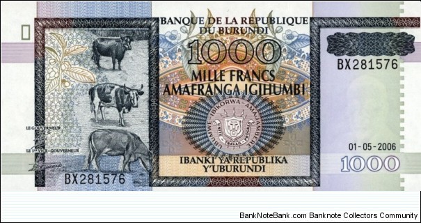 1000 Francs Banknote