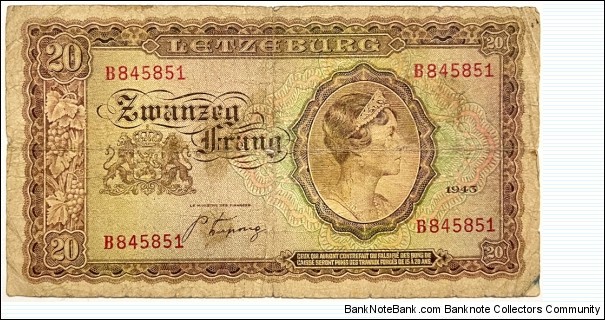 20 Frang Banknote