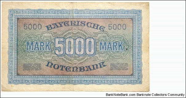 Banknote from Germany year 1922