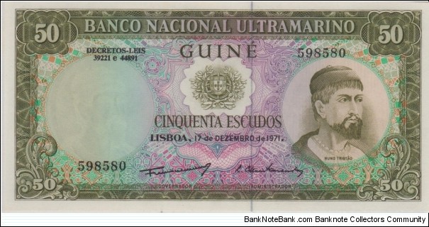 P-44 50 Escudos Banknote