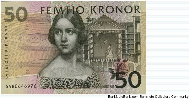 Sweden 50 Kronor 6480646976 Banknote