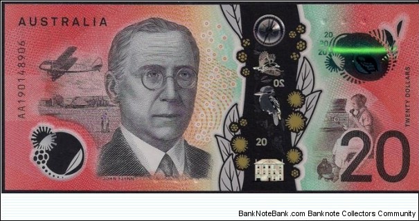 $20 2019 Next Generation Polymer First Prefix Banknote