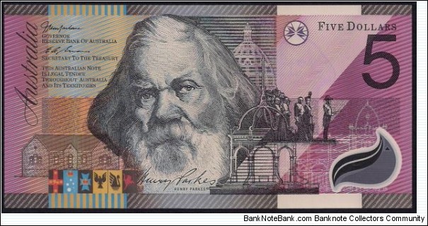 Banknote from Australia year 2001