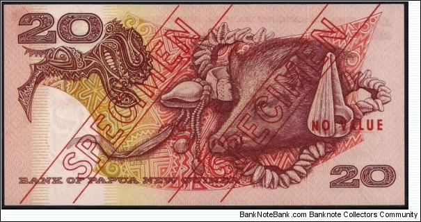 Banknote from Papua New Guinea year 1975