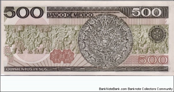 Banknote from Mexico year 1983