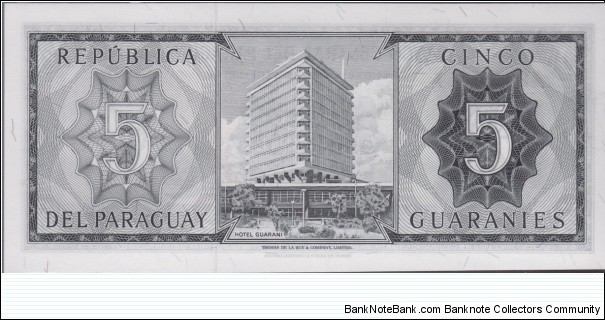 Banknote from Paraguay year 1952