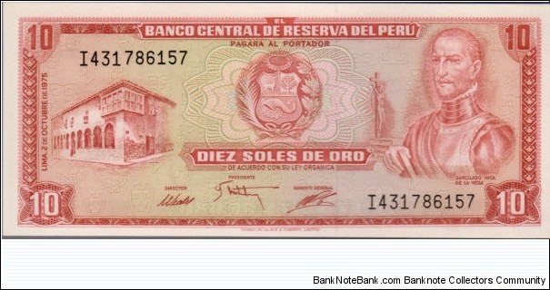 P-100c 10 Sols Banknote