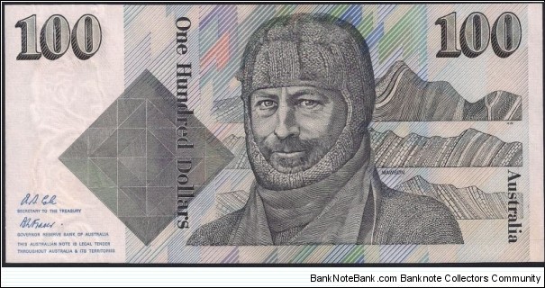 Banknote from Australia year 1991