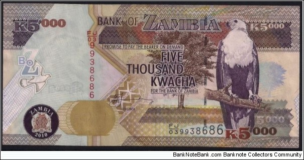 5,000 Kwacha Banknote