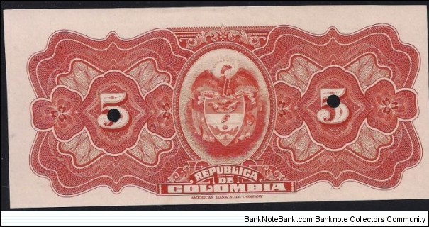 5 Peso Oro Proof Banknote