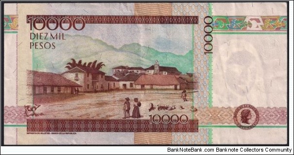 Banknote from Colombia year 2008