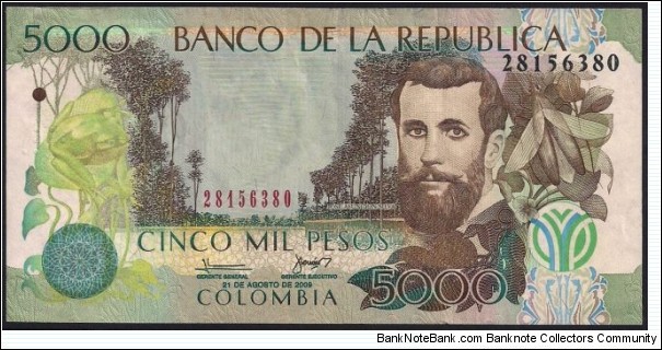 5,000 Mil Peso Banknote