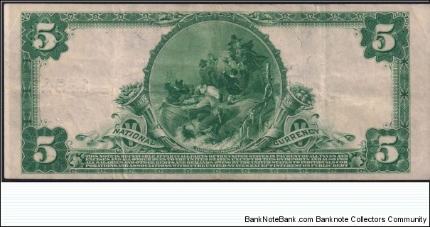 Banknote from USA year 1905