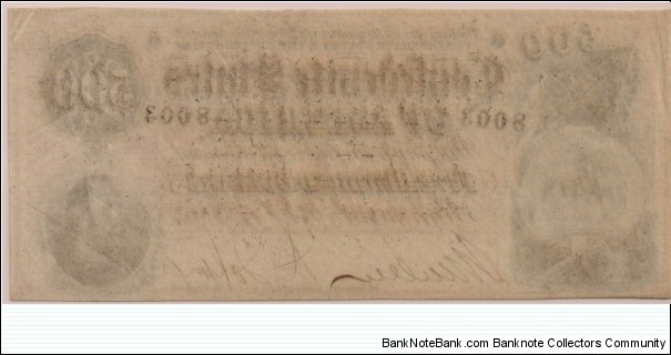 Banknote from USA year 1864