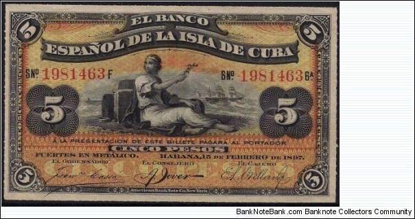 5 Pesos Banknote