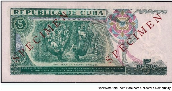 Banknote from Cuba year 1991