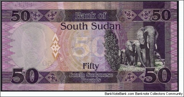 Banknote from Sudan year 2015