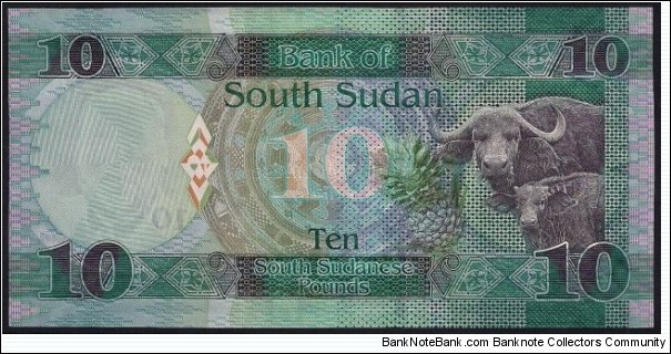 Banknote from Sudan year 2015