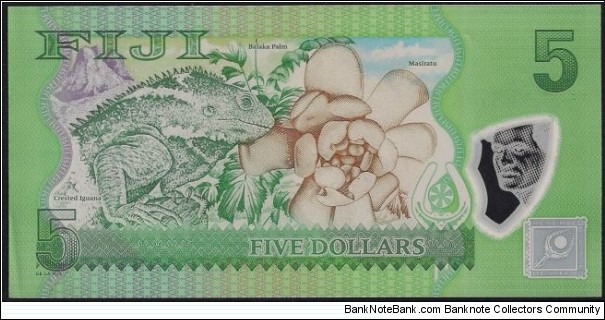 Banknote from Fiji year 2012