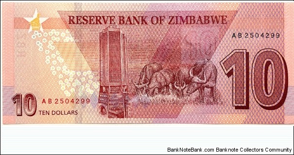 Banknote from Zimbabwe year 2020