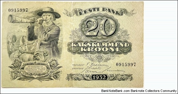 20 Krooni Banknote