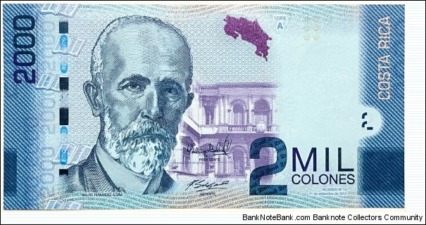 2000 Colones Banknote