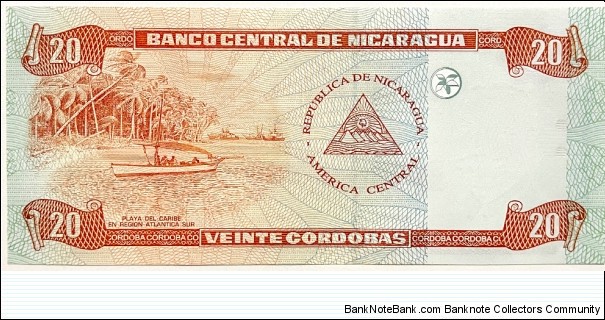 Banknote from Nicaragua year 2002