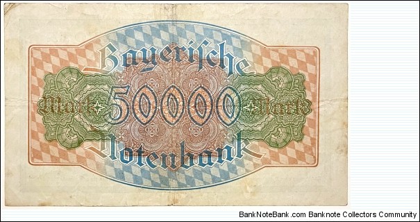 Banknote from Germany year 1923