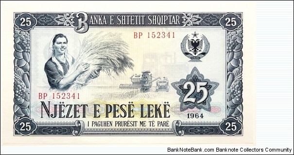 25 Leke Banknote