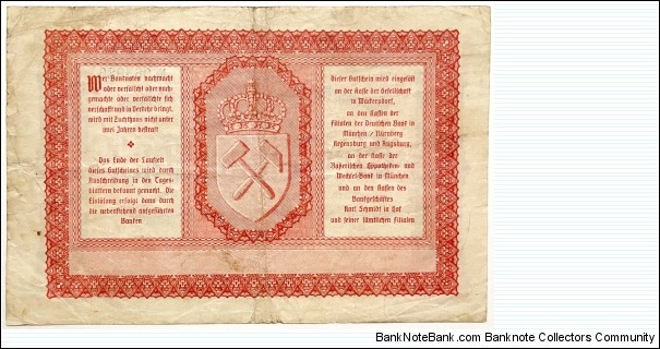 Banknote from Germany year 1923