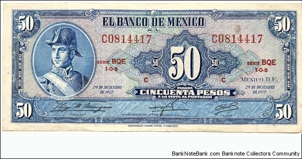 50 Pesos Banknote