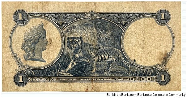Banknote from Singapore year 1935