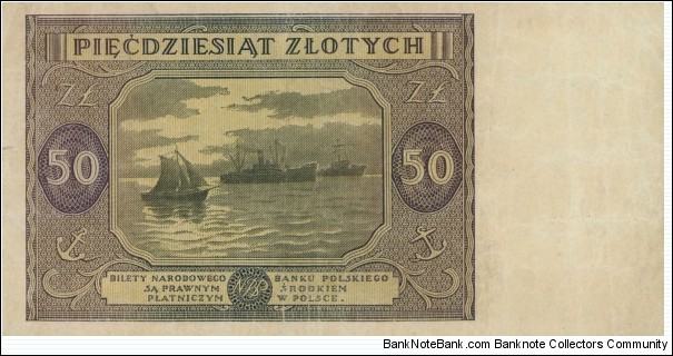 Banknote from Poland year 1946