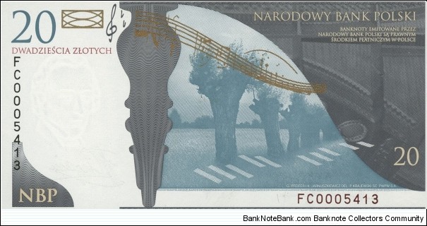 Banknote from Poland year 2009
