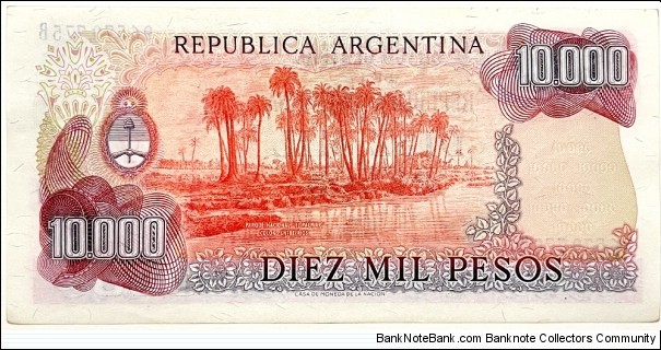 Banknote from Argentina year 1977