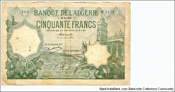 50 Francs Banknote