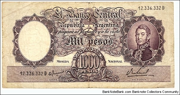 1000 Pesos Banknote