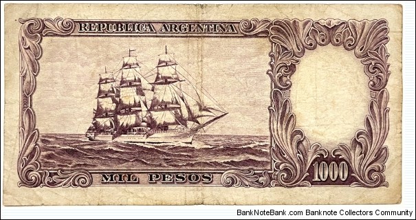 Banknote from Argentina year 1969