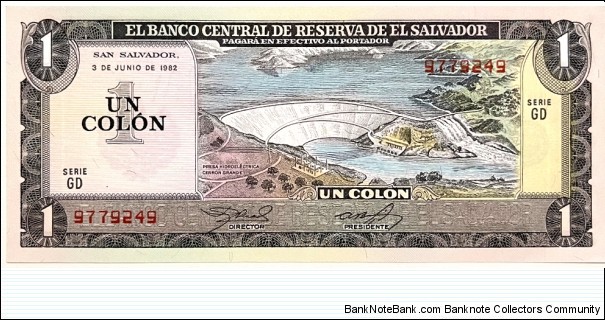 1 Colon Banknote