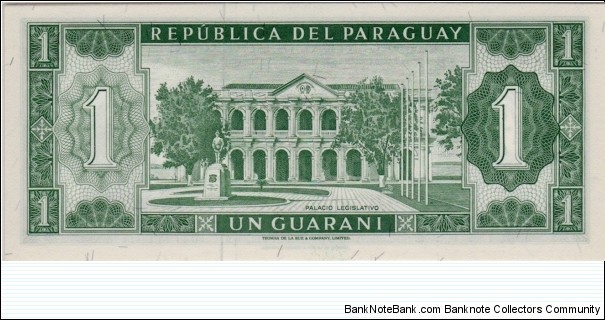 Banknote from Paraguay year 1963