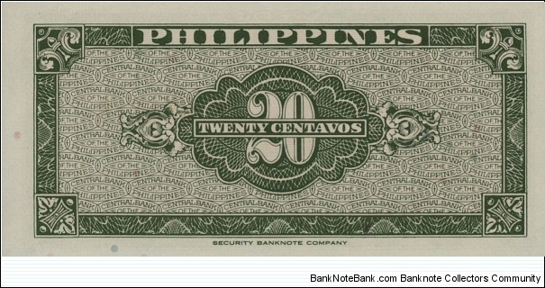 Banknote from Philippines year 1949