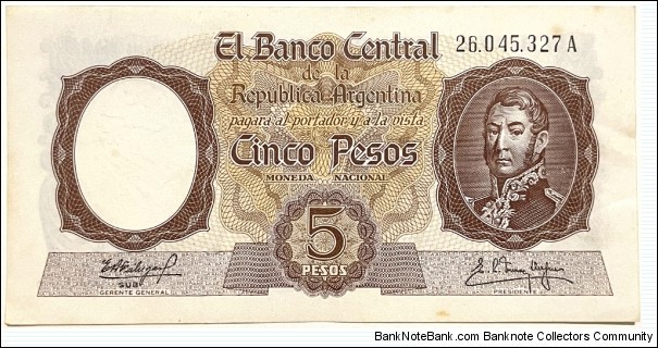 5 Pesos Banknote