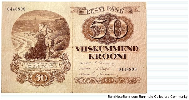 50 Krooni (Serial-0448898) Banknote