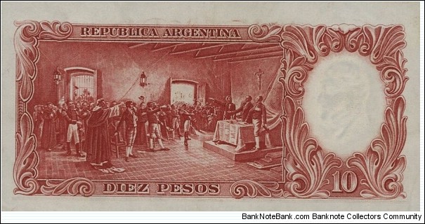 Banknote from Argentina year 1960