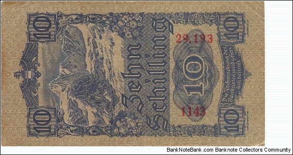 Banknote from Austria year 1945