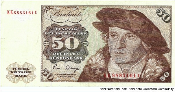 GERMANY 50 Deutsche Mark  Banknote